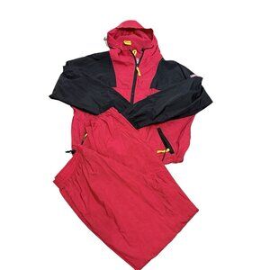VTG 90s Marlboro Adventure Team Nylon Track Suit Windbreaker Set โข Size Large